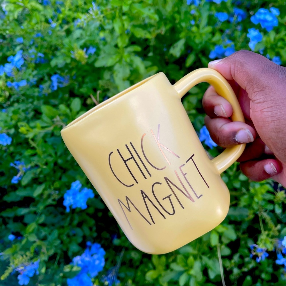 Rae Dunn Easter mug "Chick magnet"